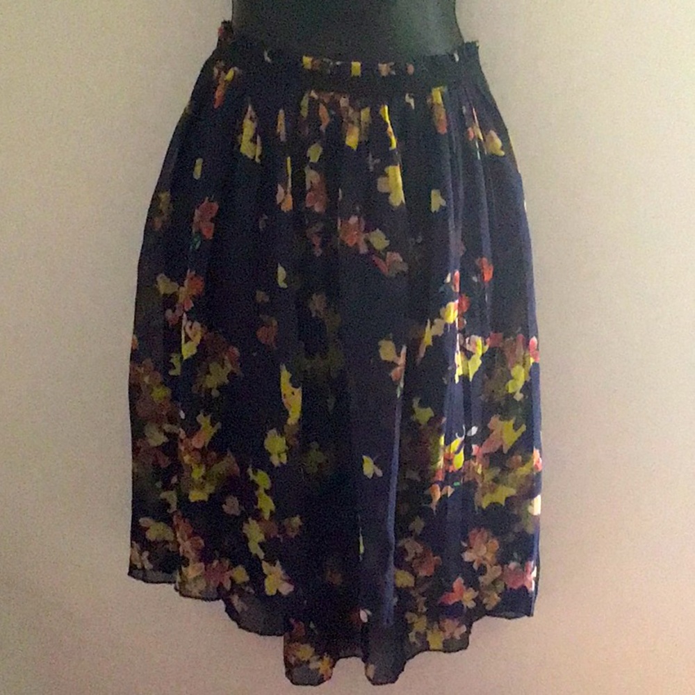 Floral Hi Low Skirt